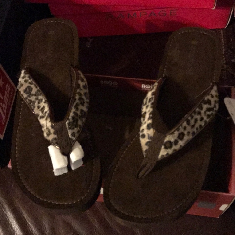 Flip flops. Wedge